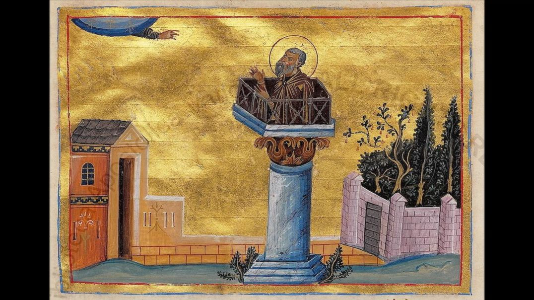 ⁣Venerable Alypius the Stylite of Adrianopolis  (26 November)- Spiritual Joy