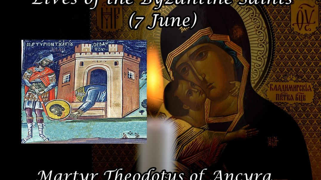 ⁣Byzantine Saints: Martyr Theodotus of Ancyra (7 November)