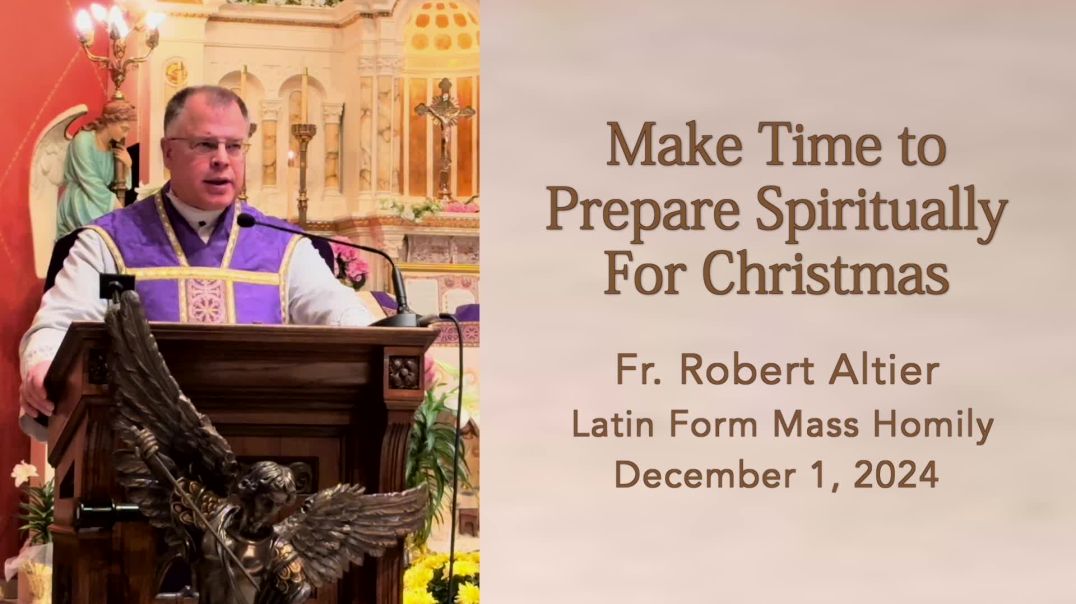 ⁣Make Time to Prepare Spiritually for Christmas