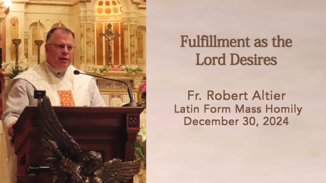 ⁣Fulfillment as the Lord Desires