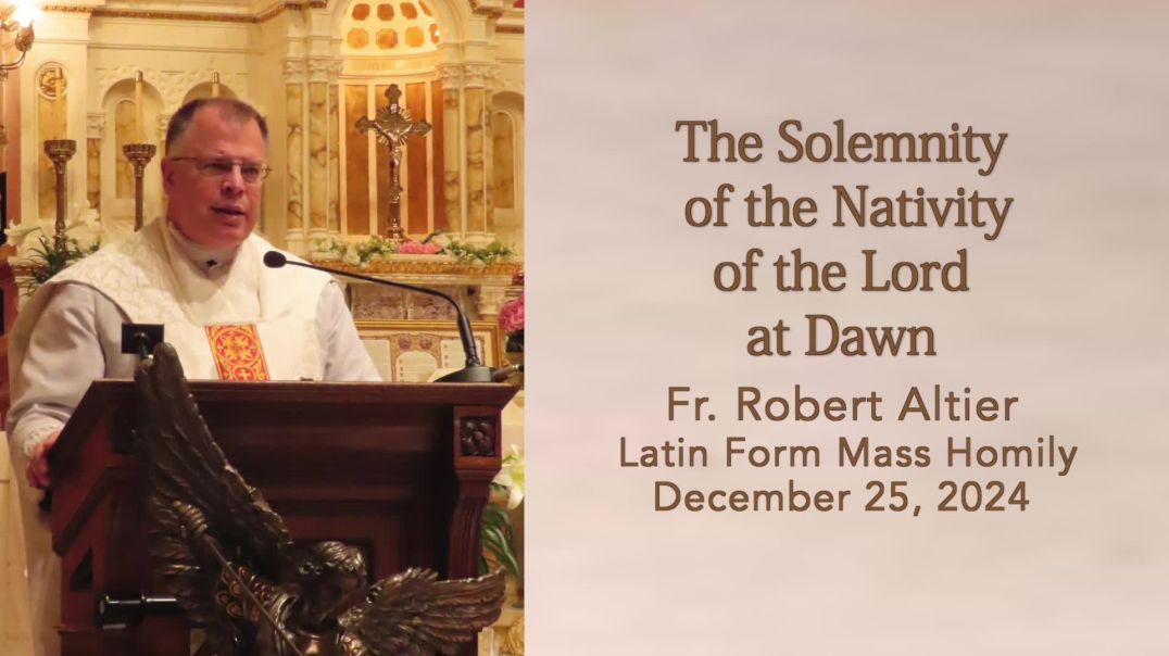 ⁣The Solemnity of the Nativity of the Lord (Mass at Dawn)