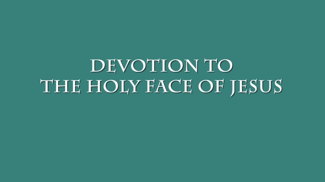 ⁣The Holy Face Devotion