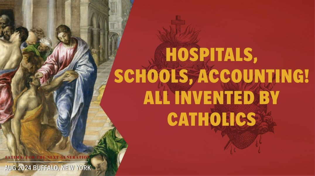 ⁣Historically, Catholics invented most things you use today