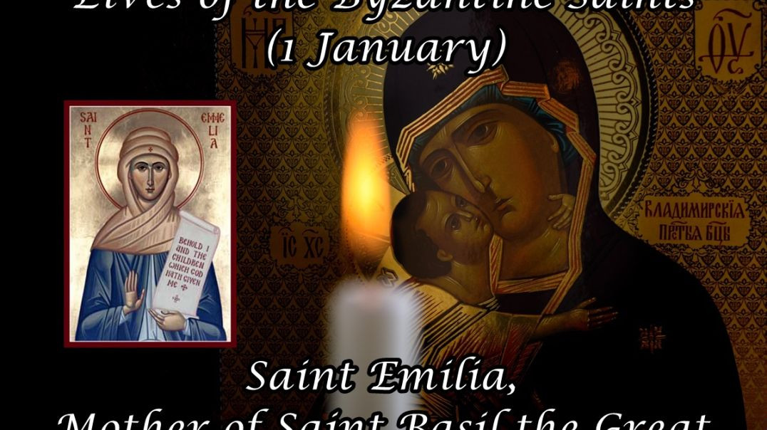 ⁣Byzantine Saints: Saint Emilia, Mother of Saint Basil the Great (1 January)