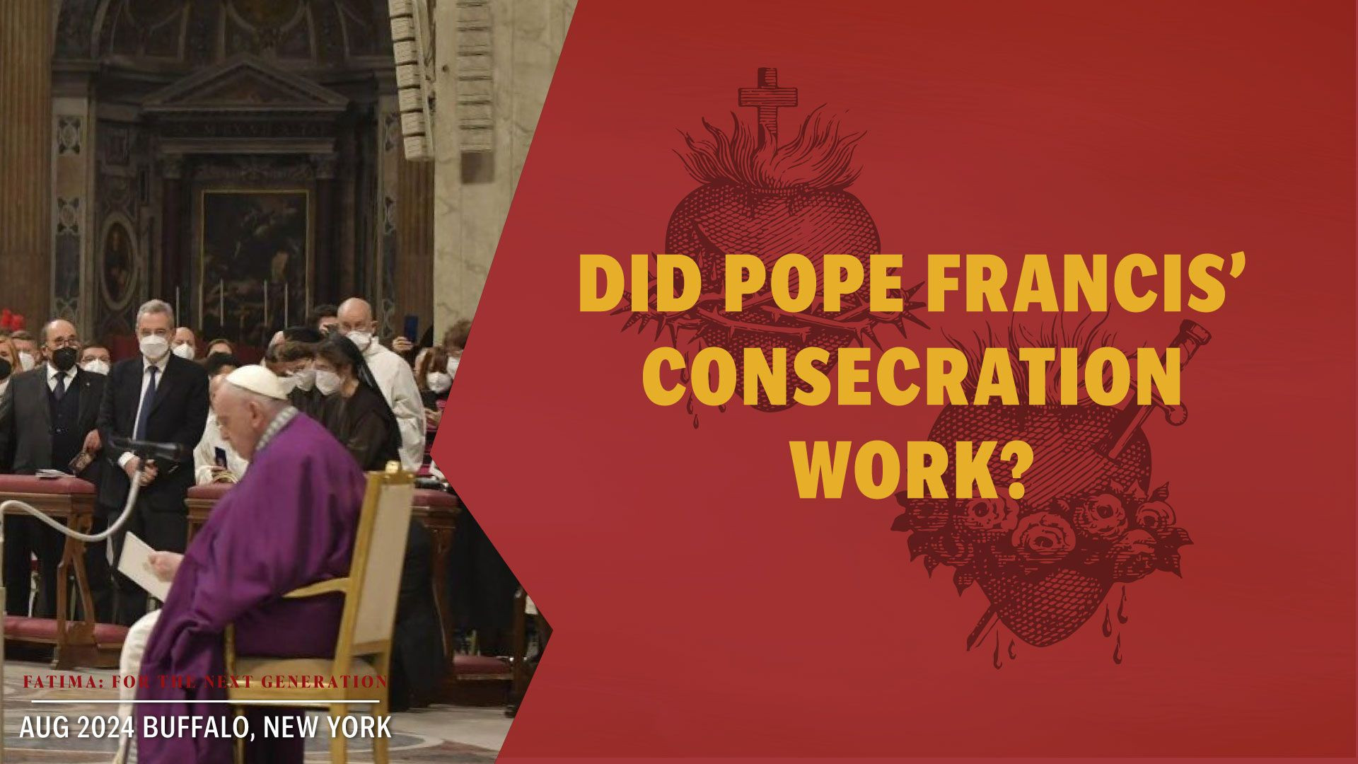 ⁣Why does it seem that the Consecration of Russia hasn't work? | Fatima BFC 2024 Q&A Part 2