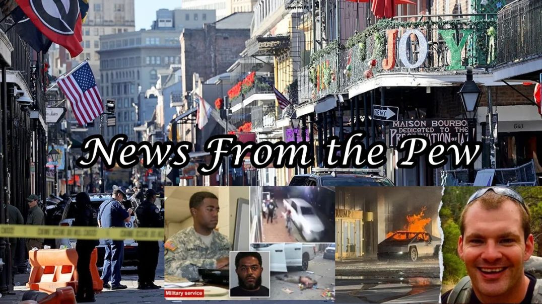 ⁣NEWS FROM THE PEW: EPISODE 138: Nola & Vegas Attacks, Bird Flu, & Welcome to 2025