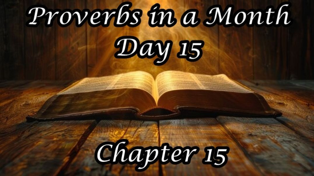 ⁣Proverbs in a Month: Chapter 15