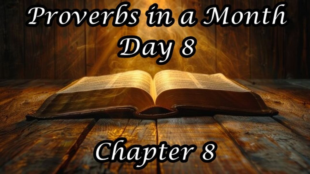 ⁣Proverbs in a Month: Chapter 8