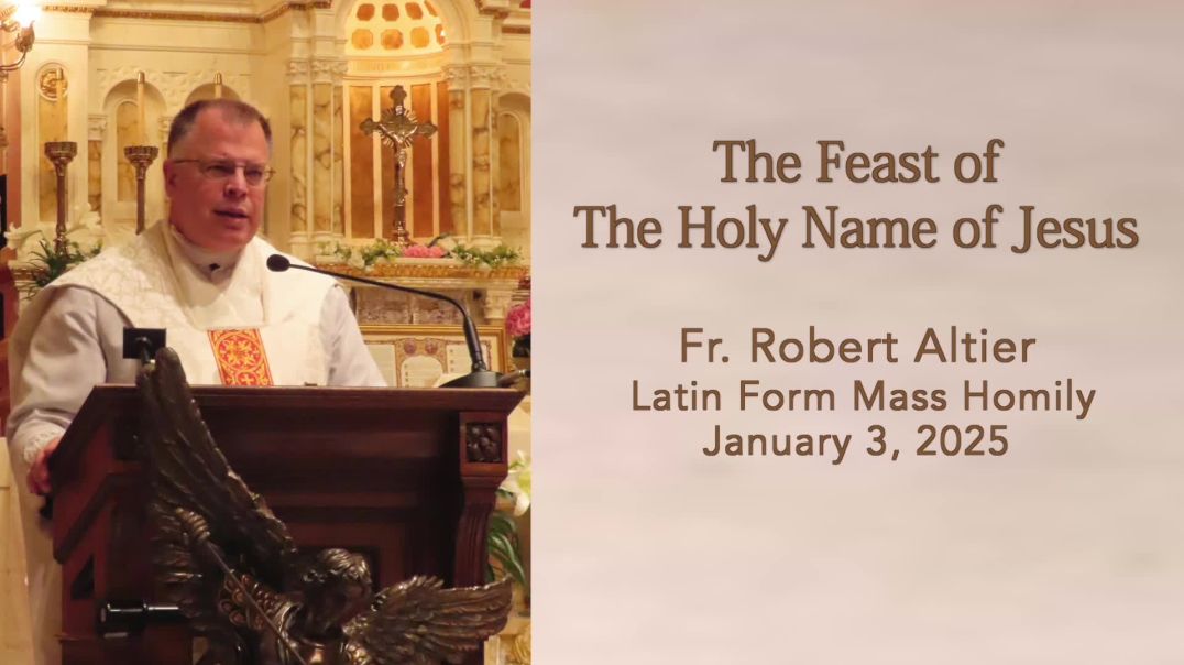 ⁣The Feast of The Holy Name of Jesus