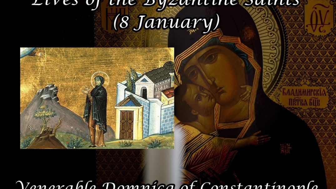 ⁣Byzantine Saints: Venerable Domnica of Constantinople (8 January)