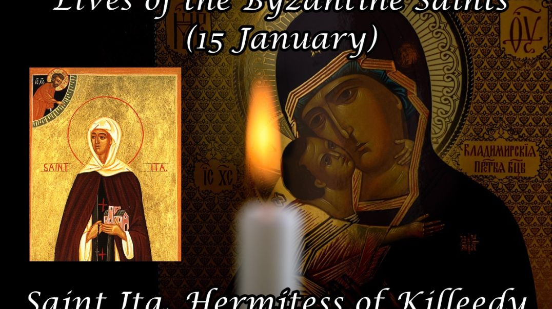 ⁣Byzantine Saints: Saint Ita, Hermitess of Killeedy (15 January)