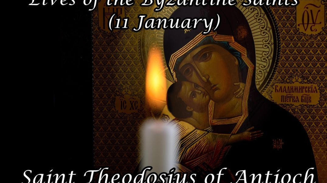 ⁣Byzantine Saints: Saint Theodosius of Antioch (11 January)