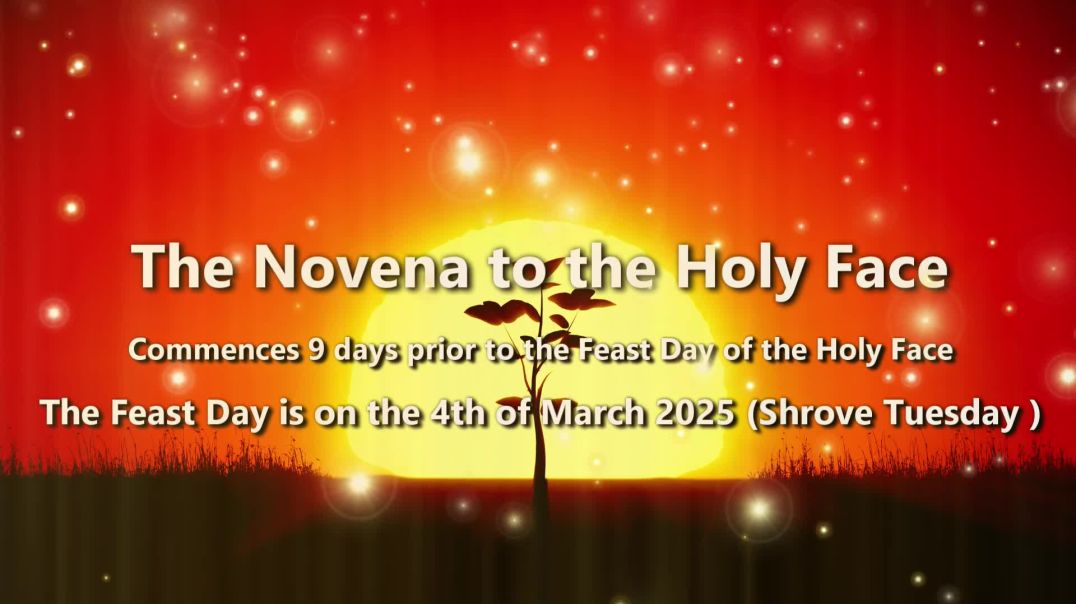 ⁣Holy Face Novena Song (Feast Day - Shrove Tuesday 4th March 2025)