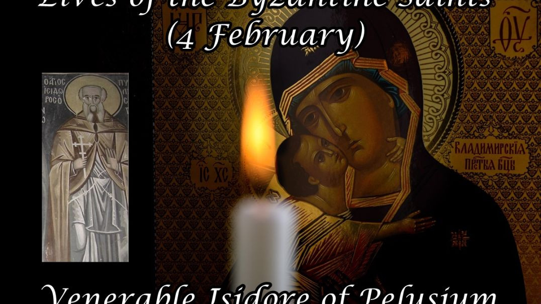 ⁣Byzantine Saints: Venerable Isidore of Pelusium (4 February)