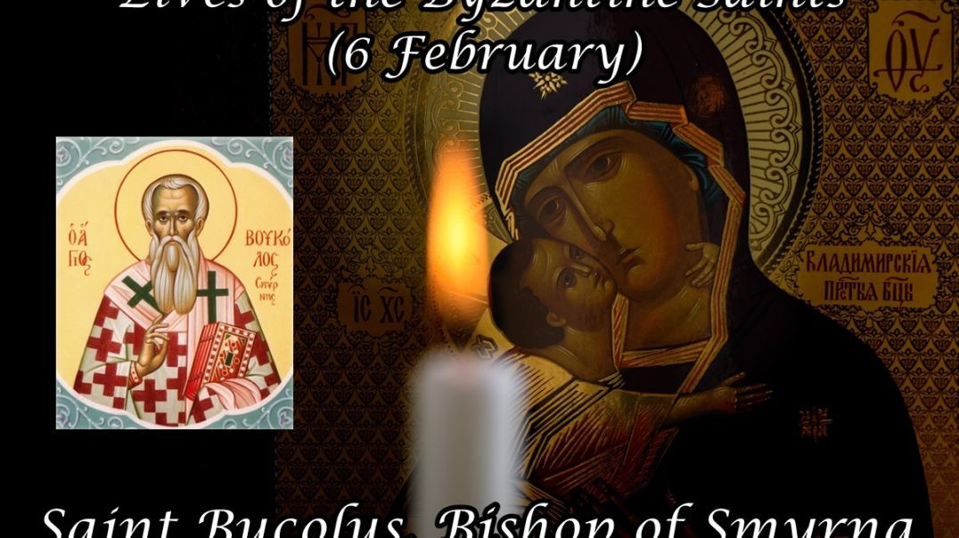 ⁣Byzantine Saints: Saint Bucolus, Bishop of Smyrna (5 February)