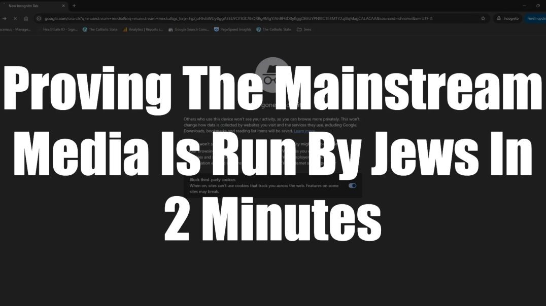 ⁣Proving The Mainstream Media Is Run By Jews In 2 Minutes